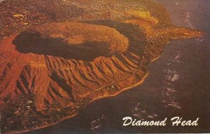 Hawaii Oahu Aerial View Diamond Head and Black Point 1973