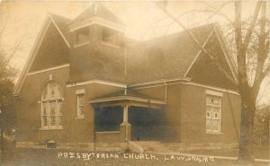 Postcard RPPC Missouri Lawson Presbyterian Church C-1910 23-5340