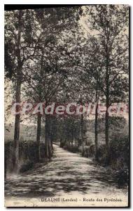 Postcard Old Geaune Des Pyrenees Route