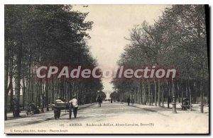 Old Postcard Amiens Boulevards Belfort Alsace Lorraine Beauville