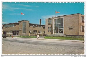 City Hall and Federal Building, Rouyn-Noranda, Quebec, Canada, 40-60's