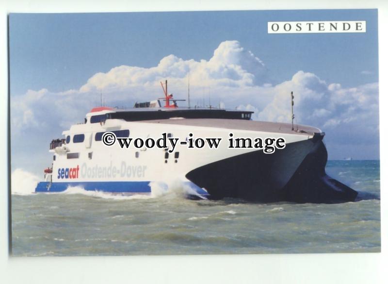 FE0626 - Hoverspeed Seacat Ferry - Diamant , built 1996 - postcard