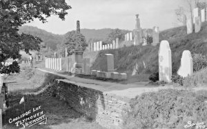 Plymouth VT Calvin Coolidge Burial Site Cemetery  Real Photo Postcard