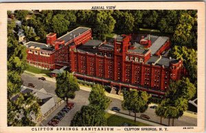 Postcard BUILDING SCENE Clifton Springs New York NY AN2219