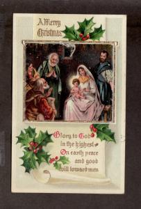 U S 19xx Christmas Picture Postcard!