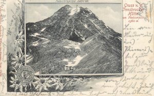 Austria Innsbrucker Hutte am Pinisserjoch Habichtspitze 1903 Mountaineering