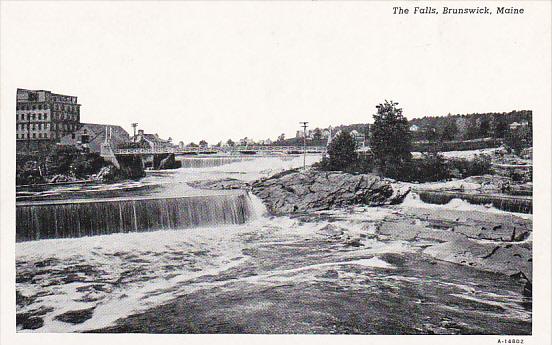 The Falls Brunswick Maine Curteich