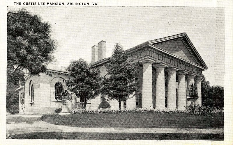 VA - Arlington. The Curtis Lee Mansion.