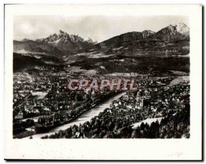 Modern Postcard Innsbruck gegen Suden und mit Serles Nockspitze