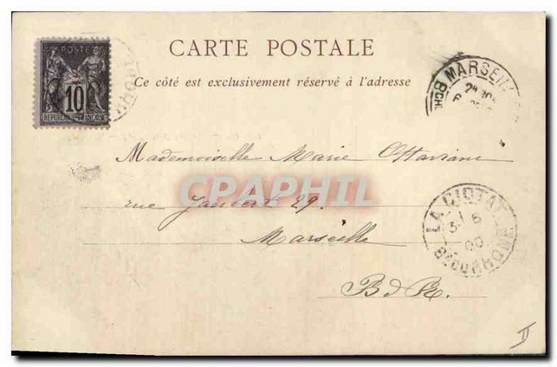 Postcard Old Nimes La Porte Auguste