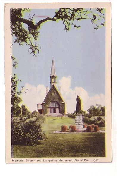 Memorial Church and Evangeline Monument, Grande Pre, Nova Scotia, PECO