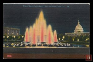 U.S. Capitol and Fountain, Washington, D.C.