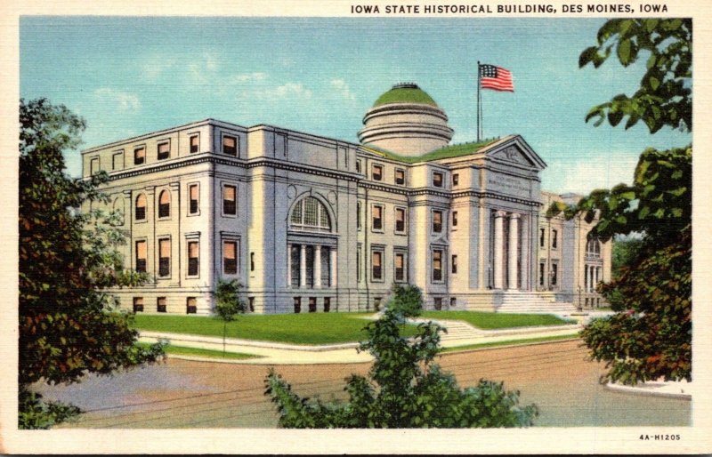 Iowa Des Moines State Historical Building Curteich