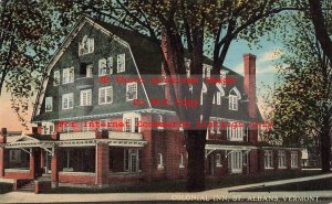 VT, Saint Albans, Vermont, Colonial Inn, Exterior View, W Pub No A-29896