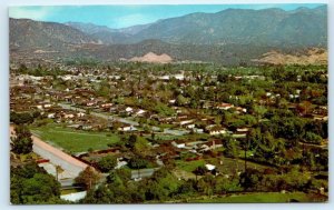 LA CANADA, CA California~ AERIAL VIEW of CITY & VALLEY  c1950s Postcard