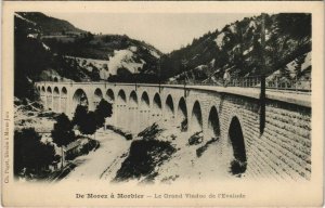 CPA De MOREZ a MORBIER Le Grand Viaduc de L'Evalude (150208)