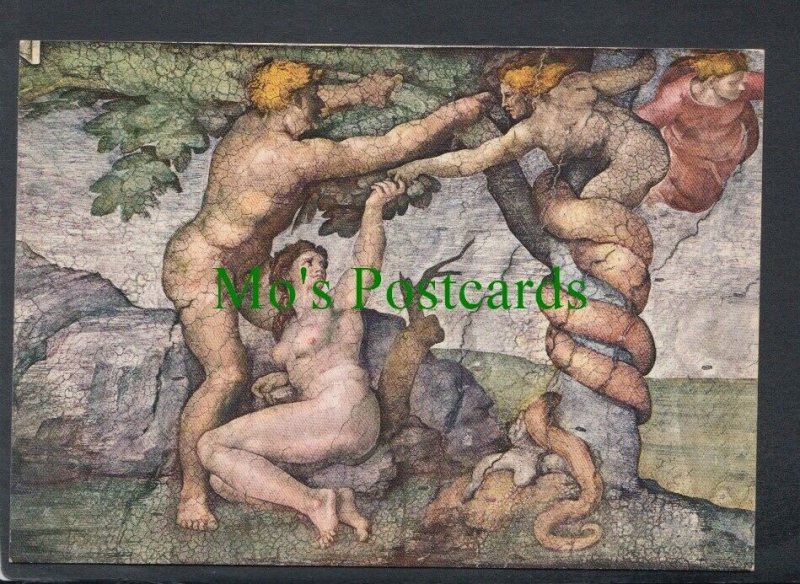 Art Postcard - Citta Del Vaticano - Michelangelo - The Original Sin  RR10029