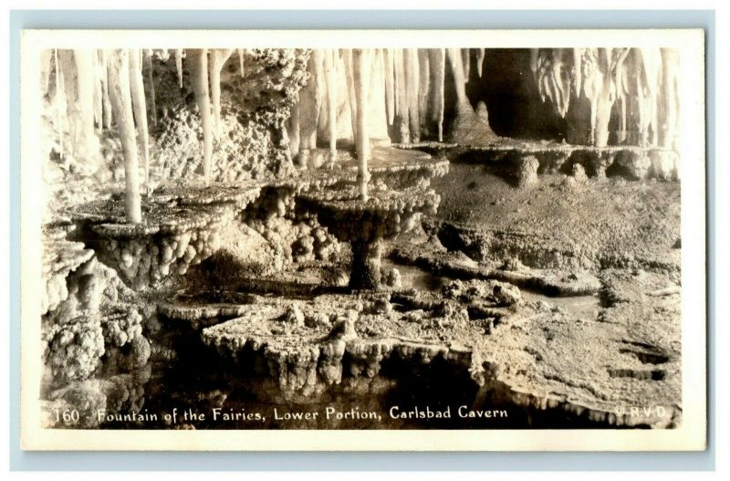 1930s RPPC Carlsbad Caverns NM Lot of 12 Real Photo Postcards P70 