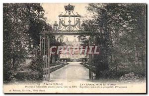 Old Postcard Flers (Orne) Municipal Property acquired by the city