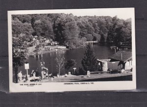 VICTORIA,  EMERALD, SWIMMING POOL, c1950 Rose Series real photo ppc., unused.