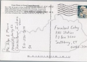 Greetings from Grant County, Kentucky Continental Chrome Postcard
