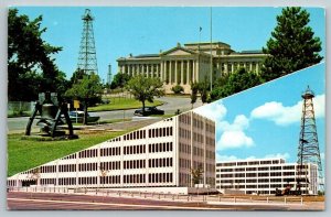 Oklahoma City   State Capitol Building  Postcard