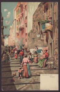 Pallonetto S Lucia,Naples,Italy Postcard