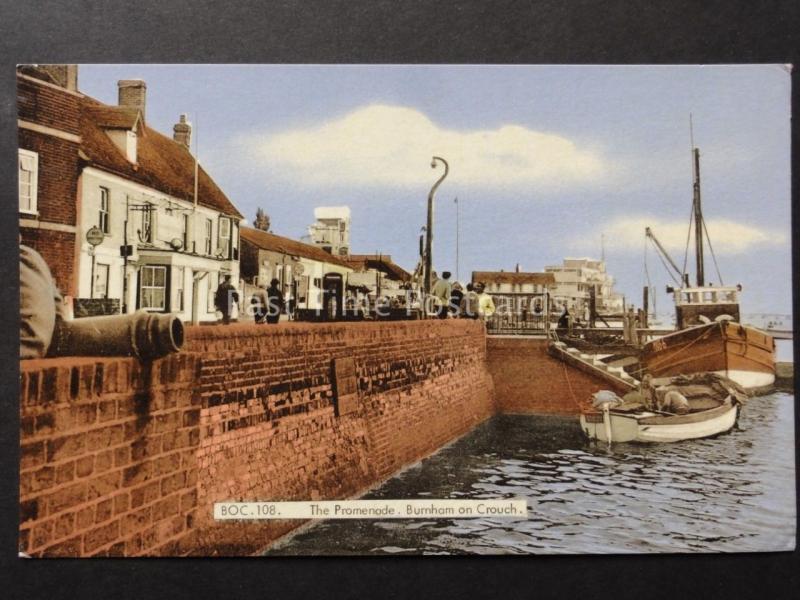 Essex: Burnham on Crouch, The Promenade - Old Postcard