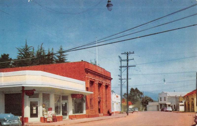 Cambria California Street Scene Historic Bldgs Vintage Postcard K89658