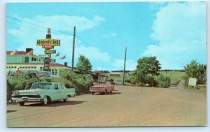 MONCTON, New Brunswick Canada ~ Roadside MAGNETIC HILL c1950s Cars Postcard