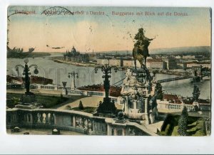 3150858 HUNGARY BUDAPEST Burggarten Blick auf Donau Vintage