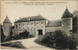 CPA la ferme de sixte pres PONT-sur-YONNE (147209)