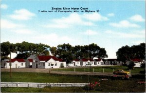 Postcard Singing River Motor Court in Pascagoula, Mississippi~566
