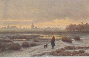 Moscow Painting Industry Russian Antique Postcard