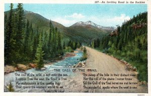 An Inviting Road in the Rockies,The Call of the Trail