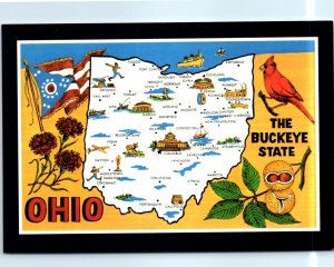 Postcard - The Buckeye State - Ohio