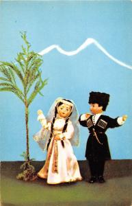 BR57171 dance of lezghinka dolls in georgian national costumes folklore  Georgia