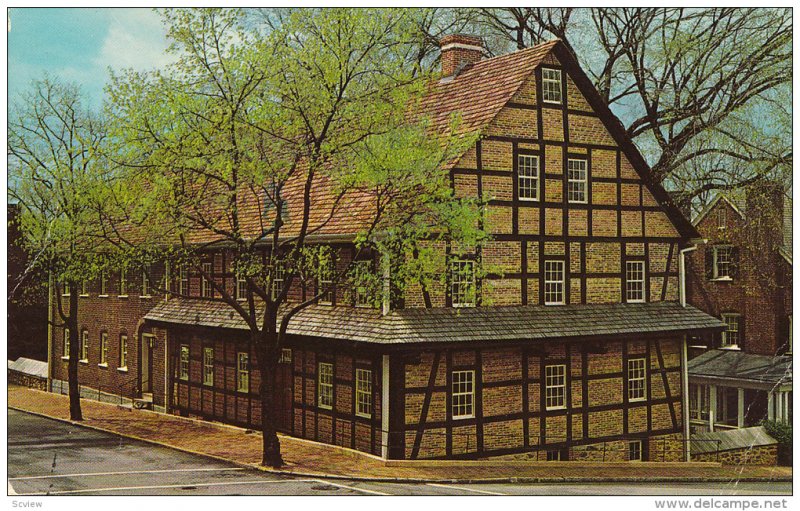 Single Brothers House, Home of Unmarried men And Boys in the Moravian Congreg...
