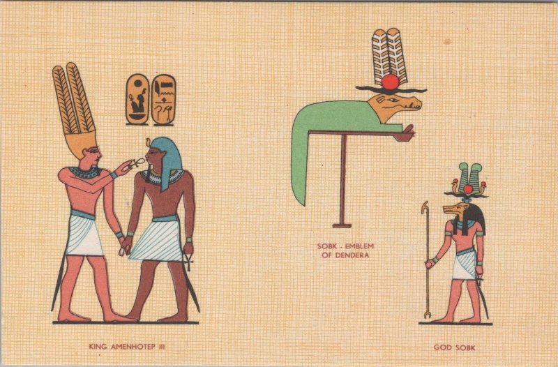 Egypt Postcard - Egyptian History, Gods and Kings Series Ref.RS30776 