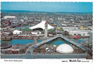 View From Helicopter EXPO 1974 World's Fair Spokane Washington 4 by 6