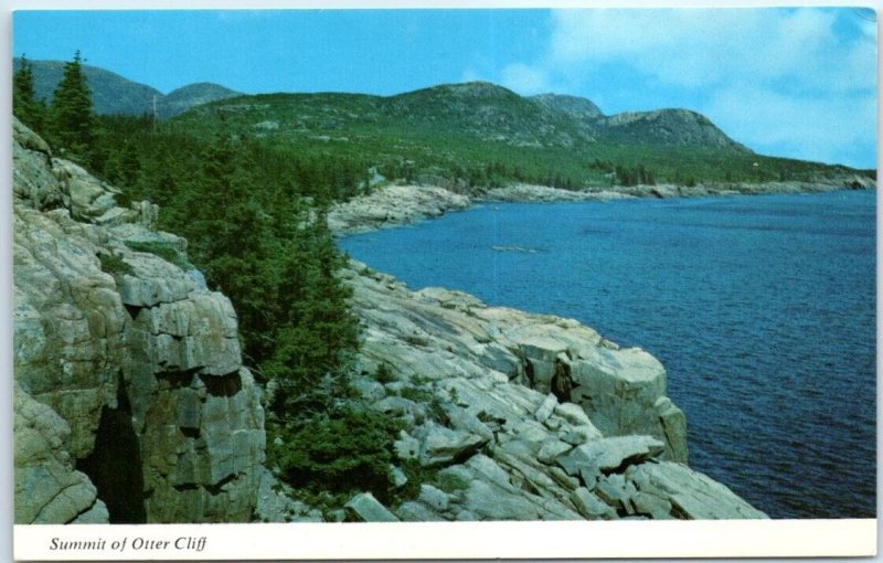Postcard - Summit of Otter Cliff - Maine