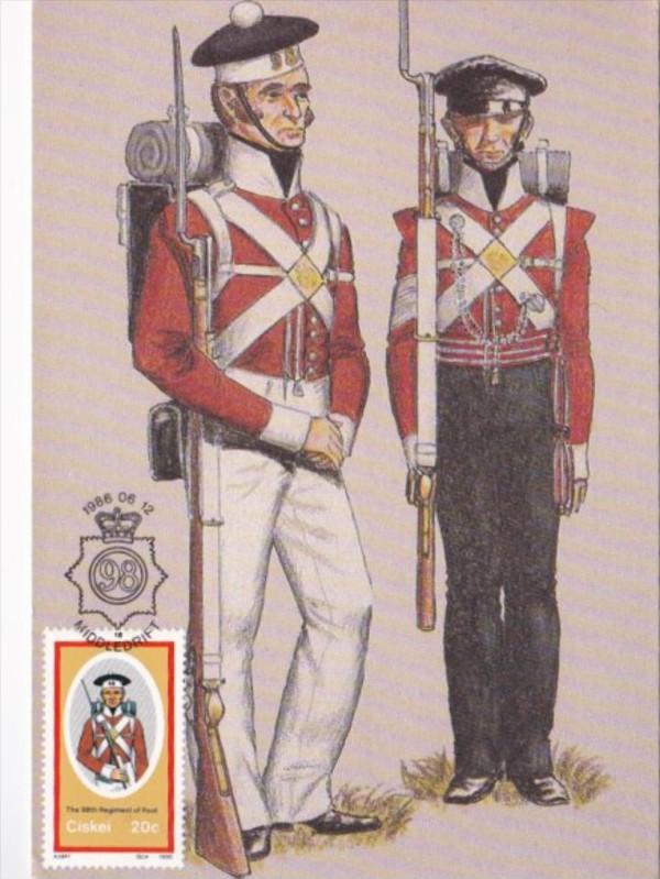 Miltary Private and Sergeant Full Dress Summer and Winter 98th Regiment Of Foot