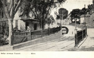 Vintage Postcard Selby Avenue Tunnel Historical Landmark Saint Paul Minnesota MN