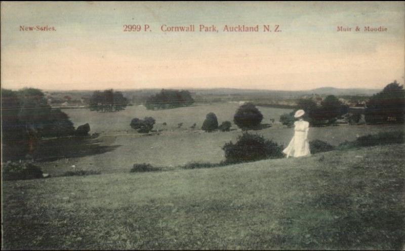 Auckland New Zealand Cornwall Park c1910 Postcard