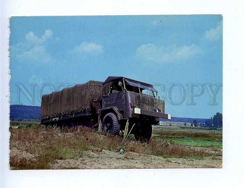 201862 POLAND POLMO autotruck ADVERTISING photo postcard