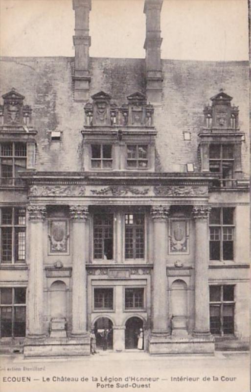 France Paris Ecouen Le Chateau de la Legion d'Honneur