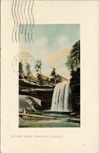 De Cew Falls Hamilton Ontario Stedman ?? & Pt Arthur RPO Postcard G48