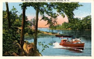 NY - Thousand Islands. Eel Bay from the Narrows