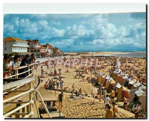 Postcard Modern Capbreton La Grande Plage and the Hotels