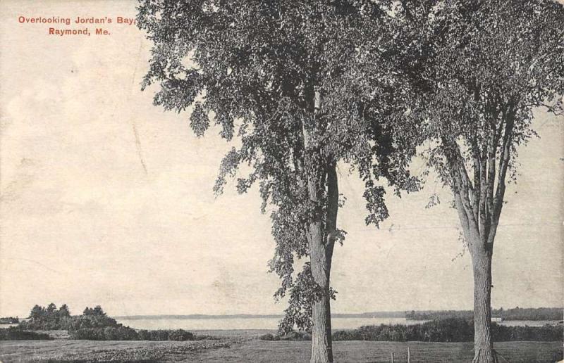 Raymond Maine Jordans Bay Scenic View Antique Postcard K84885